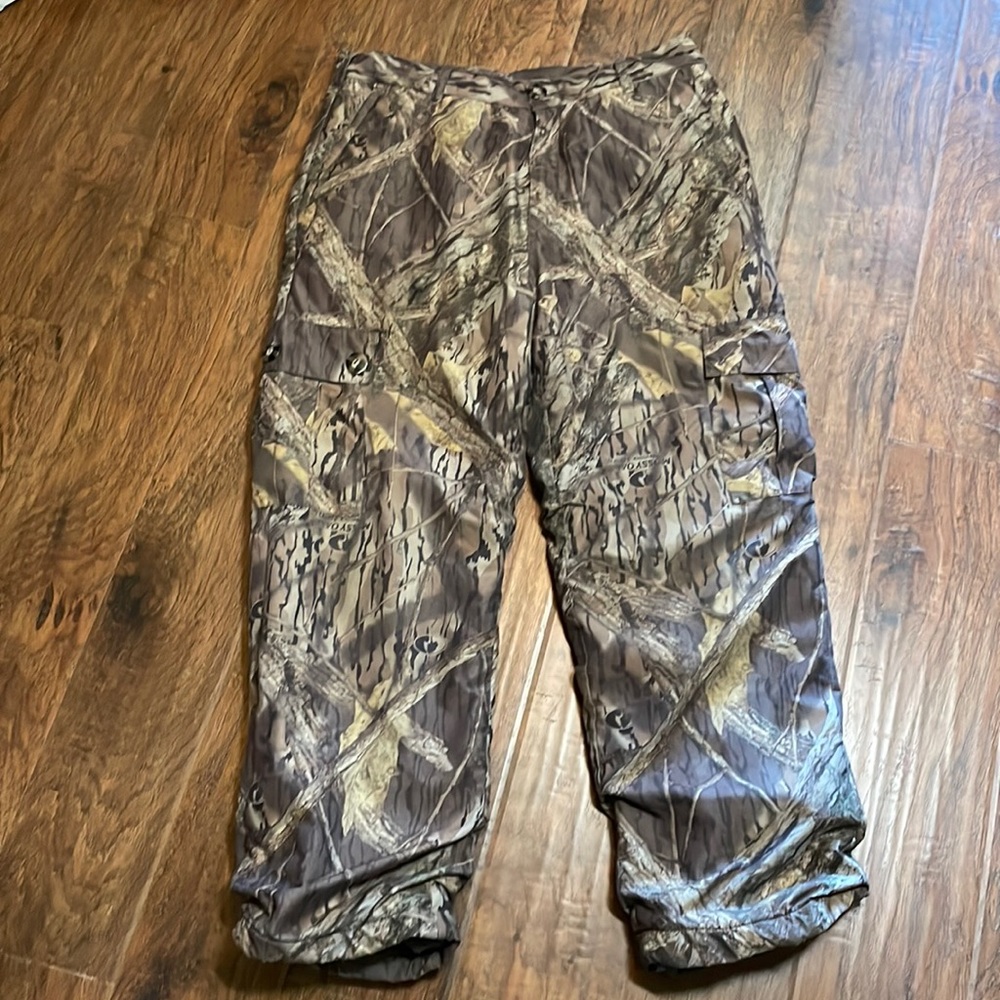 Youth Drake Waterfowl Hunting Pants sz 14 Mossy Oak Shadow Branch Camo